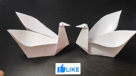 501K views · 7.6K reactions | How to make simple origami swan from paper | Parv's Art Gallery - Parv Thacker | Facebook