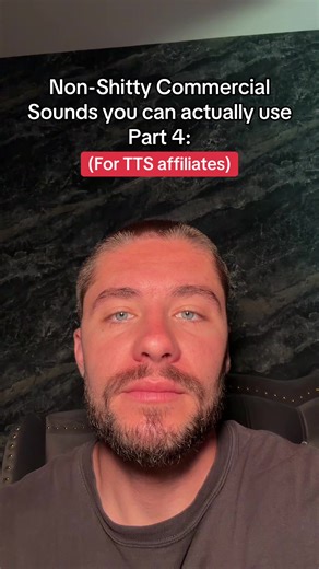 Bringing you a commercial sound you can actually use part 4 #tiktokshop #tiktokshopaffiliate #tts #tiktokshoptips #tiktokshopcreator