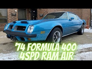 1974 Pontiac Firebird Formula - 400 4spd Ram Air #s Match - SOLD