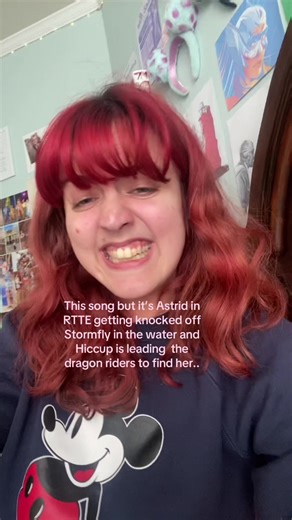 Astrid's Waterfall Moment in How to Train Your Dragon