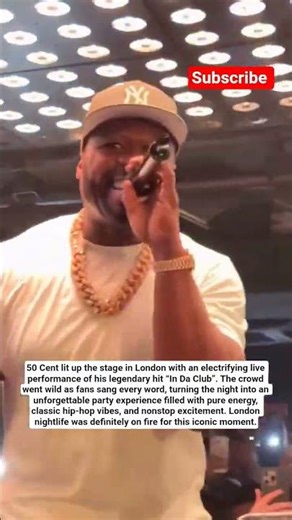 50 Cent Shuts Down London with “In Da Club” Live