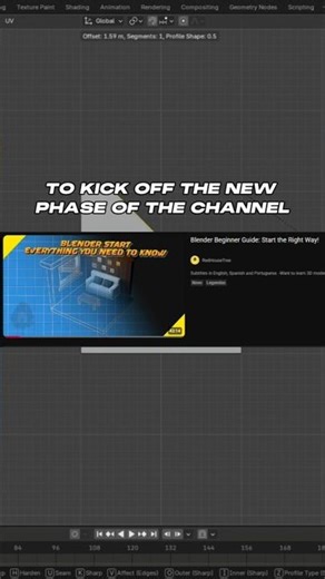 The Super Guide To Beguinners in Blender is Avalible! #blender3d #3dmodeling #blendertutorial