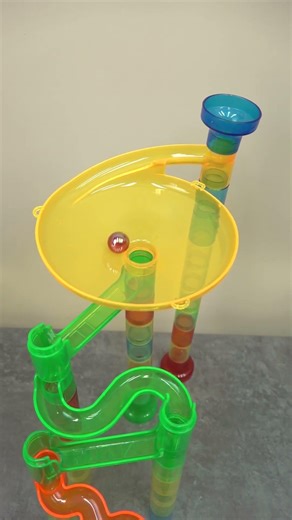 Marble Run Sound Therapy: Clicks & Rolls 🧠🎶 #ASMR #OddlySatisfying