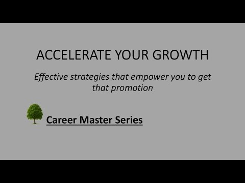 Winning strategies to get that promotion