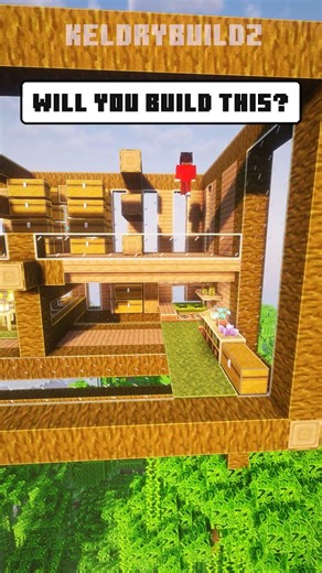 Minecraft Tree Base Tutorial 🌳 #minecraft