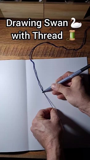 Drawing a Swan with Thread: A Step-by-Step Guide