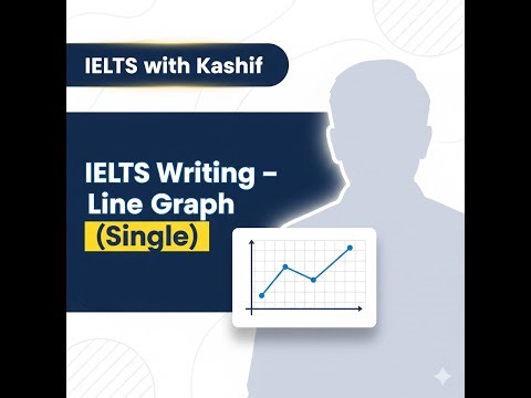IELTS Line Graph (Single) | Full Explanation & Band 9 Structure | IELTS with Kashif