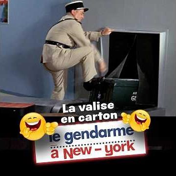 Le Gendarme à New York (1965) - 🧳 La valise en carton #humour #film #Louis de Funès #police