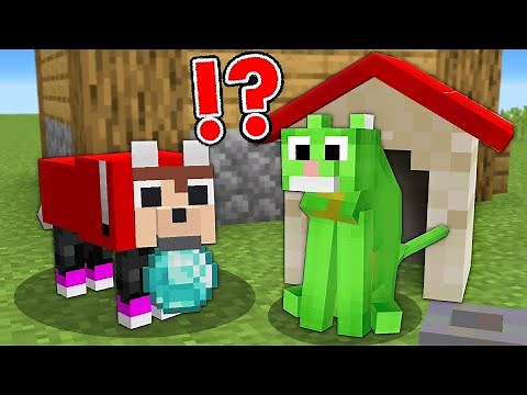 JJ and Mikey Became DOG And CAT - in Minecraft Funny Challenge Maizen Mizen Mazien JJ Mikey