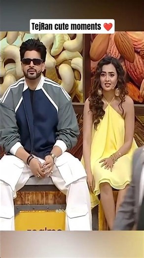 Her Shocked Reaction! 😯 #tejran #tejasswiprakash #karankundra #laughterchefsseason3