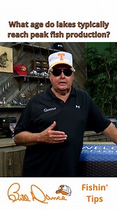 “What age do lakes typically reach peak fish production?” Many fisherman have asked me over the years if lakes actually have “glory days” during their lifespan - is there a certain age where a lake is at peak fish production? As lakes age, habitats decay which lowers carrying capacity and, ultimately, fish population. Studies have shown that typically lakes reach peak fish production between 4 and 10 years old. However in recent years, many older lakes have rebounded when given the right TLC to 