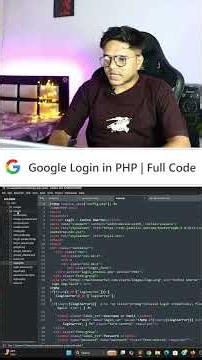 Create Google Login Button in PHP Under 1 Minute! | Login with Google & Signup #php #google #mysql