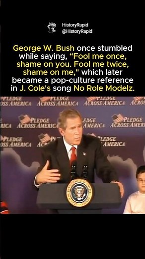 George Bush’s “Fool Me Once” #shorts