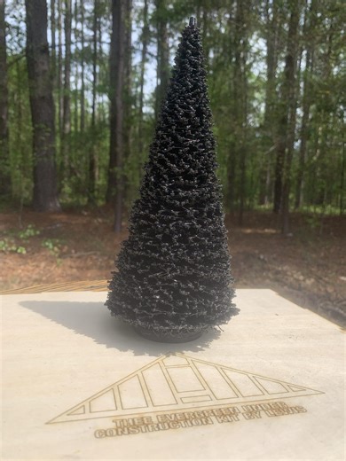 BLACK EVERGREEN TREE - Thee Evergreen Under Construction Kit - Balsam Fir