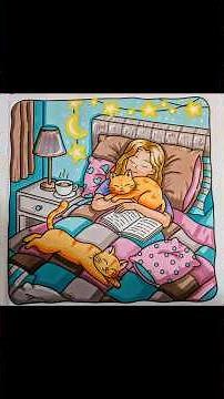 Ginger Cats And Sweet Dreams, Alice In Meawland, ASMR, Coloring tutorial.