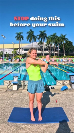 This Will Activate Your Shoulders Before Swim 🏊‍♀️ #swimming #swim