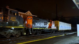 5.7K views · 310 reactions | A big CSX mixed freight train passes through West Trenton, New Jersey on the rainy night of January 1, 2021 with a short line railroad locomotive along for the ride! ➡️ Follow @trainiacproductions for more original train content! #trainiac #railfan #trainspotting #trains #railways #csx #newjersey #train #railroad | Trainiac Productions | Facebook