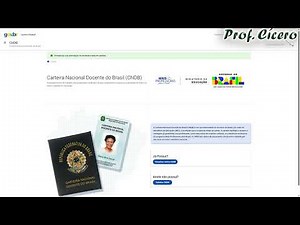 Tutorial de Como Solicitar Carteira Nacional Docente do Brasil (CNDB)