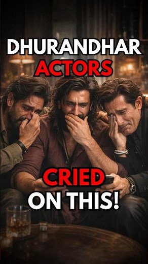 1 Scene 🥺 All Dhurandhar Actors Cried!