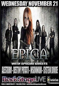 EPICA: Quality Fan-Filmed Video Footage Of Entire San Antonio Concert