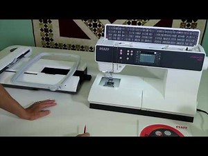 PFAFF creative 3.0 57 Embroidery Unit Set Up