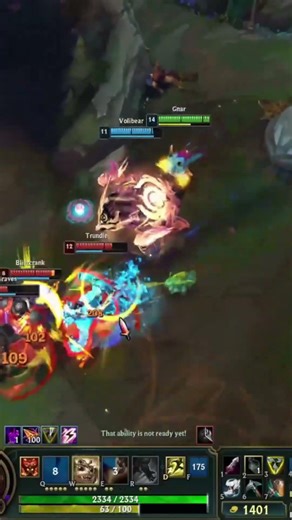 The Greatest Gnar Animation Cancel Ult You Will Ever See!🔥#gnar #gnarclips #shorts #leagueoflegends