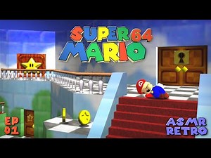 ASMR - SUPER MARIO 64 - Whispers, Gum Chewing, Gameplay!