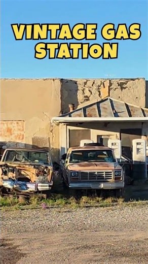 A Vintage Gas Station Still Standing on an Old Section of Route 66