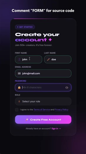 Interactive Form CSS Magic!