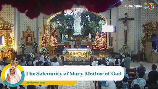 1st of January 2026 | The Solemnity of Mary, Mother of God The Celebration The Solemnity of Mary, Mother of God at Fatima Shrine. You may send your Mass Intentions Here: forms.gle/YUuuvuDB3Gh65hRZ9 #HolyMass #FatimaBinakayan #DSPOLFB #FatimaSHRINECavite #FatimaSHRINEBinakayan | Diocesan Shrine and Parish of Our Lady of Fatima - Binakayan