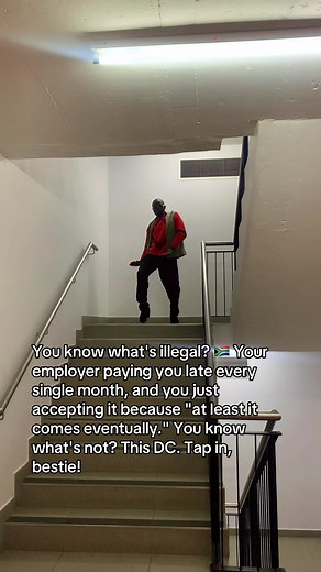 Section 32 of the Basic Conditions of Employment Act says your employer must pay you on the agreed date and place. Not whenever they feel like it. Not when cash flow improves, If they consistently pay late, they are in breach and you can refer a dispute to the CCMA under Section 73A for non-payment of wages. Your salary isn't a favour, and your patience doesn't make their breach legal. Kodwa this DC? Always on time. Always delivering. #kekeville #edutainment #YouKnowWhatsIllegal #MzansiLaw #Labo