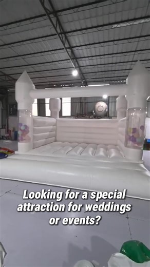 White Wedding Inflatable Castle 🎈 Perfect for weddings, parties & events Elegant • Safe • Easy setup Factory direct & worldwide shipping 🌍 DM us for price! #weddingcastle #weddingdecor #inflatables #partyideas #eventrental
