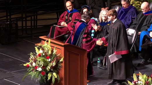 The conferral of Bachelor, Master, and Specialist Degrees for: Dedman College of Hospitality Jim Moran College of Entrepreneurship College of Applied Studies College of Motion Picture Arts FAMU-FSU College of Engineering College of Social Sciences & Public Policy College of Business College of Music Anne Spencer Daves College of Education, Health, & Human Sciences | Florida State University