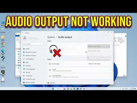 Fix Laptop Headphone Jack Audio Output Not Working on Windows 11