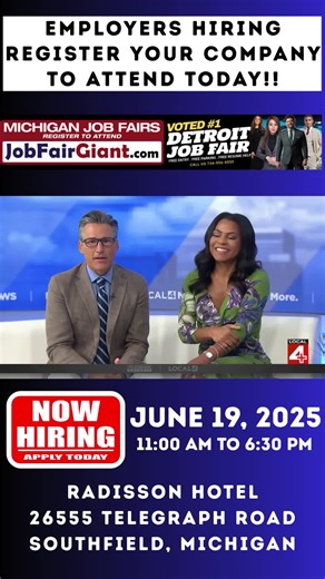 Hiring Detroit Job Fair - June 19, 2025