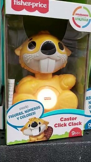 Fisher-Price Linkimals Bopping Beaver (Spanish version) Store demo