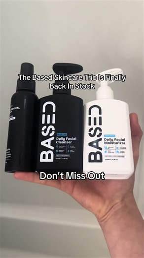 Order The Based Skincare Trio Before It Goes Out Of Stock @BASED @LANCE @LANCEalt @BASEDalt #based #basedbodyworks #cleanser #moisturizer #sale