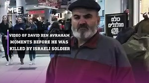 A video shows the final moments before David Ben Avraham, a Palestinian man who had converted to Judaism, was shot dead by an Israeli soldier in the occupied West Bank. Sixty-three-year-old Ben Avraham, born Sameh Zeitoun, was fatally shot on Thursday morning after a knife was reportedly found in his bag during a search. He was questioned by a reservist soldier about his identity and religion, and was instructed to raise his hands before being fatally shot. The incident took place at a bus stop 