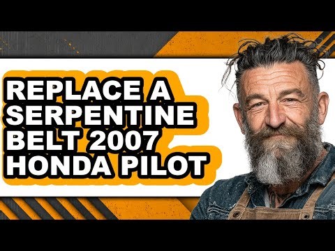 How to Replace a Serpentine Belt 2007 Honda Pilot (Only Way)