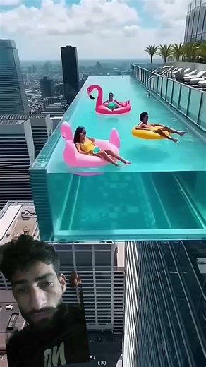 Infinity pool glass safety II #shorts #facts #factshorts