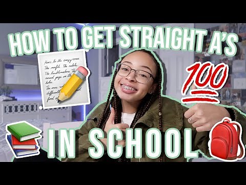 How to Make All A's in High School