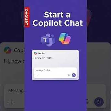 Start a Conversation with Microsoft Copilot Chat in Teams | Lenovo Support's Microsoft Copilot Tips