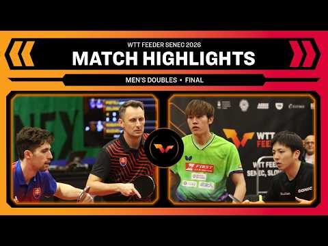 Pistej/Zelinka vs Kobayashi/Suzuki | MD Final | WTT Feeder Senec 2026