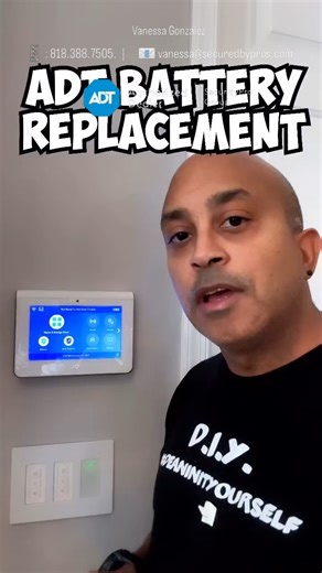 Vanessa Gonzalez - ADT Authorized Dealer | How to replace the battery on your ADT Command Panel. Give us a call to get your alarm set up 🏡 We offer amazing deals for new customers.... | Instagram