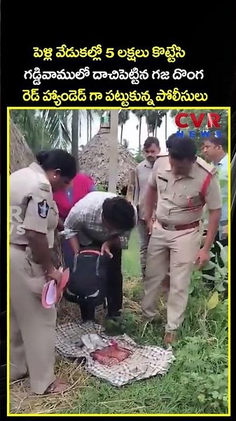 పెళ్లి వేడుకల్లో 5 లక్షలు కొట్టేసి గడ్డివాములో దాచిపెట్టిన గజ దొంగ | Money Theft In Marraige | CVR