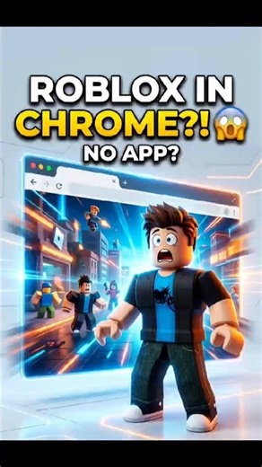 ROBLOX IS COMING TO CHROME?! 🤯🌐 #Roblox #Shorts