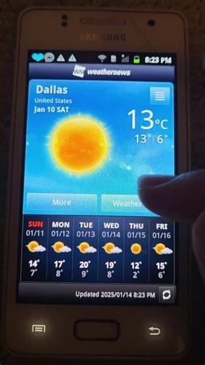 Android 2.3 weather widget working in 2026