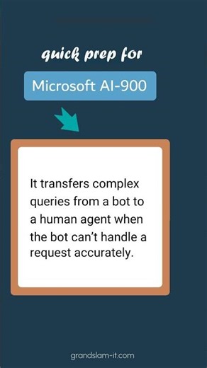 Chatbot Escalation - Microsoft AI-900