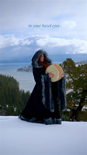 Sabrina Jordan - Hazel Eyes ❄️ #hazeleyes #celticmusic #frozen #singing #handdrum | Sabrina Jordan