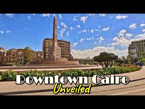 Downtown Cairo Unveiled: Talaat Harb & Tahrir Square 🇪🇬 Walking Tour 📍